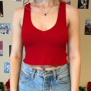 Red Brandy Melville Tank